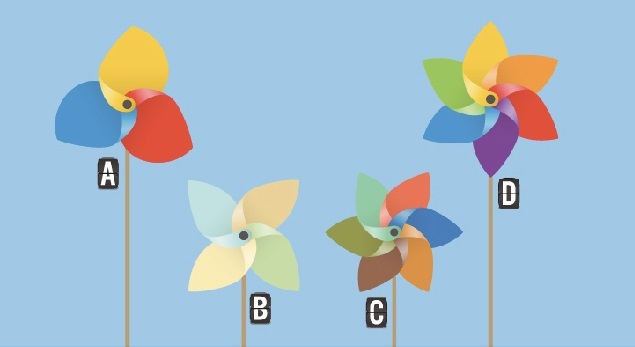 【心理テスト】好きな風車はどれ？「陽キャ or 陰キャ」診断！
