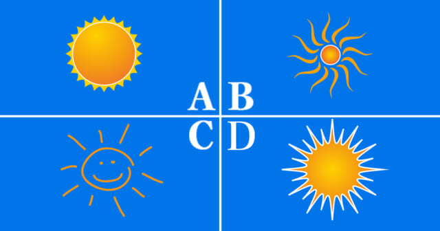 どの太陽が好き？「今年の夏のラッキーイベント」がわかる心理テスト